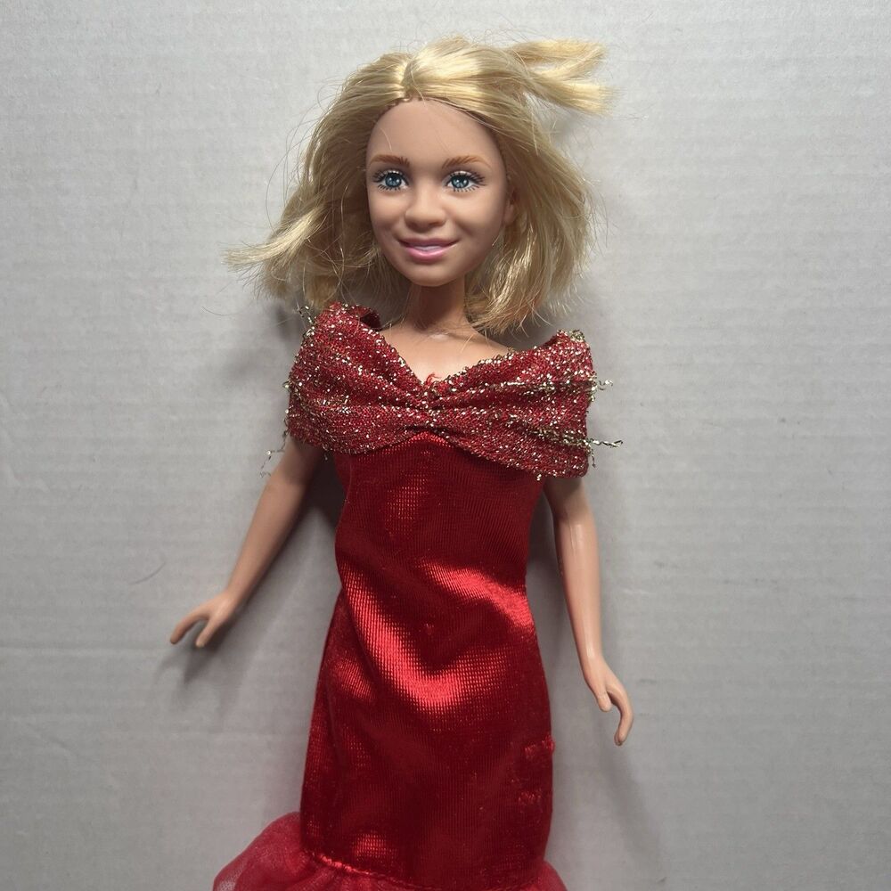 Vintage 1999 Mary-Kate Olsen Doll Mattel  Red Evening Gown Y2K Celebrity EUC